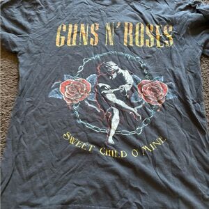 Black  Guns N Roses Graphic T-Shirt